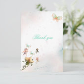 Carte de remerciements de jardin (Debout devant)