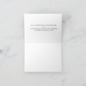 Carte de remerciements de jour de mariage moderne (Intérieur)