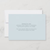 Carte de remerciements de la bande photo Mariage d (Dos)