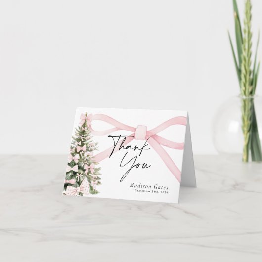 Carte de remerciements de la cale d'hiver (Devant)