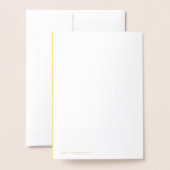 Carte de remerciements de la couronne (Derrière avec enveloppe)