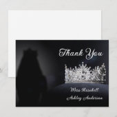 Carte de remerciements de la couronne de concours (Devant / Derrière)