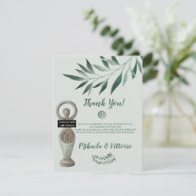 Carte de remerciements de la déesse païenne