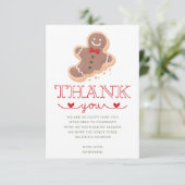 Carte de remerciements de la fête de la décoration (Debout devant)