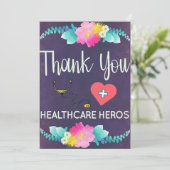 Carte de remerciements de la journée des infirmièr (Debout devant)