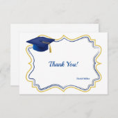 Carte de remerciements de la limite de diplômes (Devant / Derrière)