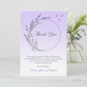 Carte de remerciements de la mémoire de la sympath (Debout devant)