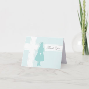 Carte de remerciements de la première communion