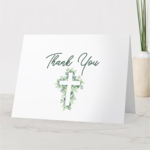 Carte de remerciements de la première communion