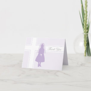 Carte de remerciements de la première communion