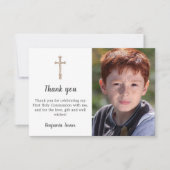 Carte de remerciements de la première sainte commu (Devant)