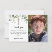 Carte de remerciements de la première sainte commu (Devant)