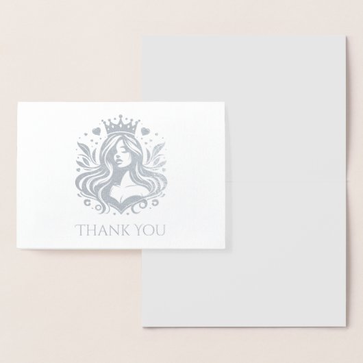 Carte de remerciements de la reine Pageant (Affichage)