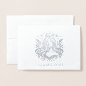 Carte de remerciements de la reine Pageant (Devant avec enveloppe)