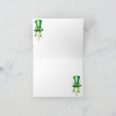 Carte de remerciements de la Saint-Patrick (Intérieur)