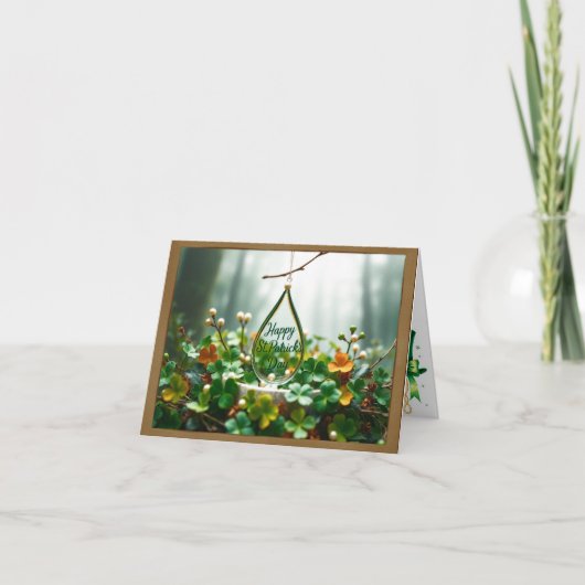 Carte de remerciements de la Saint-Patrick (Devant)