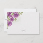 Carte de remerciements de la symbiose de l'aquarel (Dos)