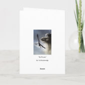 Carte de remerciements de l'aigle à tête blanche (Dos)