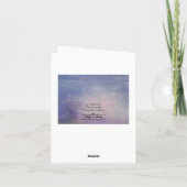 Carte de remerciements de libellules (Dos)