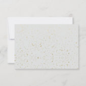 Carte de remerciements de licorne magique (Dos)