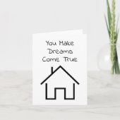 Carte de remerciements de l'indicateur (Devant)