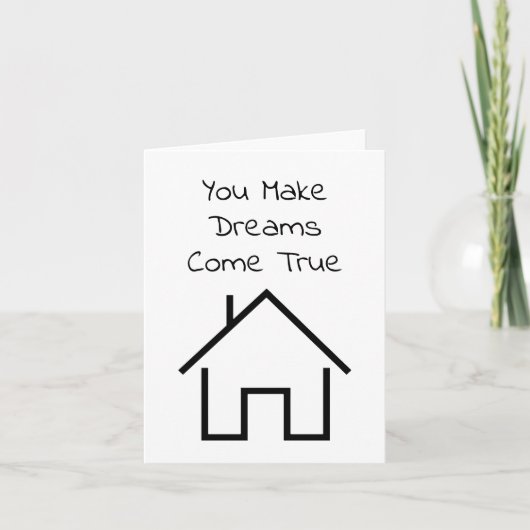 Carte de remerciements de l'indicateur (Devant)