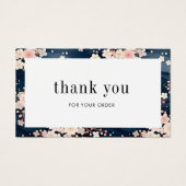 Carte de remerciements de l'ordre floral Sakura Wa (Devant)