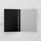 Carte de remerciements de manuscrit lumineux gothi (Intérieur)