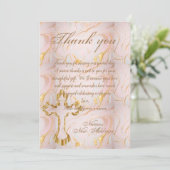 Carte de Remerciements de Mariage (Debout devant)