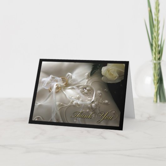Carte de remerciements de mariage (Devant)