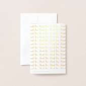 Carte de remerciements de mariage classique et élé (Derrière avec enveloppe)