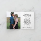 Carte de remerciements de mariage de gay pride (Intérieur)