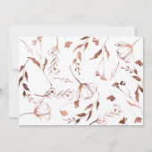 Carte de remerciements de mariage du printemps (Dos)