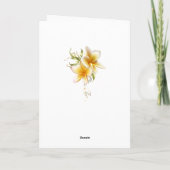 Carte de remerciements de mariage sur la plage (Dos)