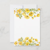 Carte de remerciements de mémoire de la sympathie (Dos)