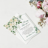 Carte de remerciements de mémoire de Sympathie bla