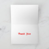 Carte de remerciements de Merci Eiffel (Intérieur)