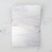 Carte de remerciements de Mitzvah de barre (Intérieur)