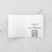 Carte de remerciements de Noël (Intérieur)