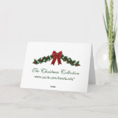 Carte de remerciements de Noël (Dos)