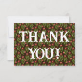 Carte de remerciements de Noël (Devant)