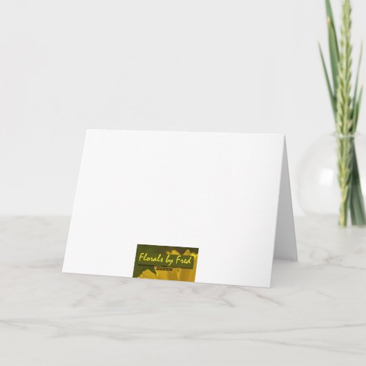 Carte de remerciements de Noël (Dos)