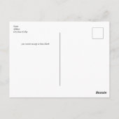 Carte de remerciements de Noël du Père Noël (Dos)