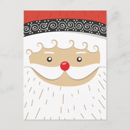 Carte de remerciements de Noël du Père Noël (Devant)