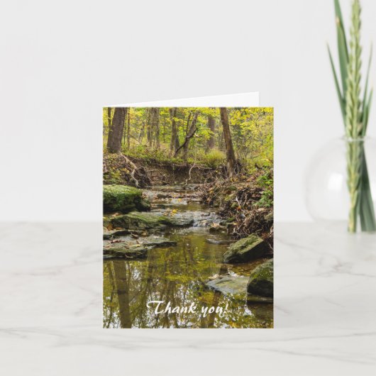 Carte de remerciements de North Wears Creek (Devant)