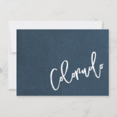 Carte de remerciements de passeport de la Marine B (Dos)