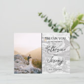 Carte de remerciements de passeport violet du Colo (Debout devant)