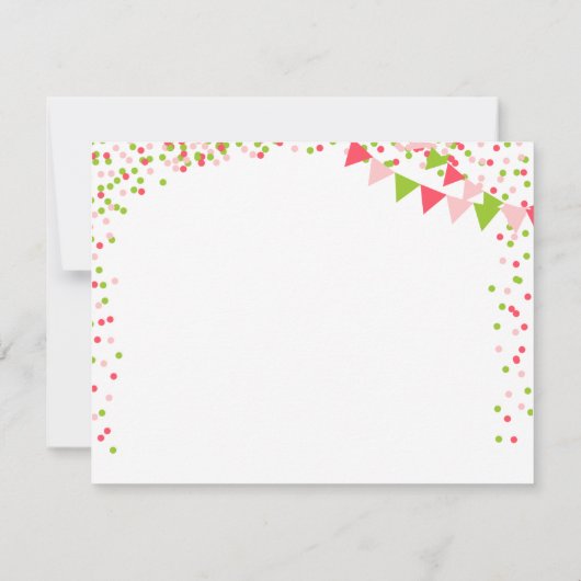 Carte de remerciements de pastèque Un dans un melo (Dos)