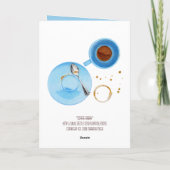 Carte de remerciements de pause café (Dos)