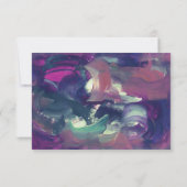 Carte de remerciements de peinture acrylique en gr (Dos)